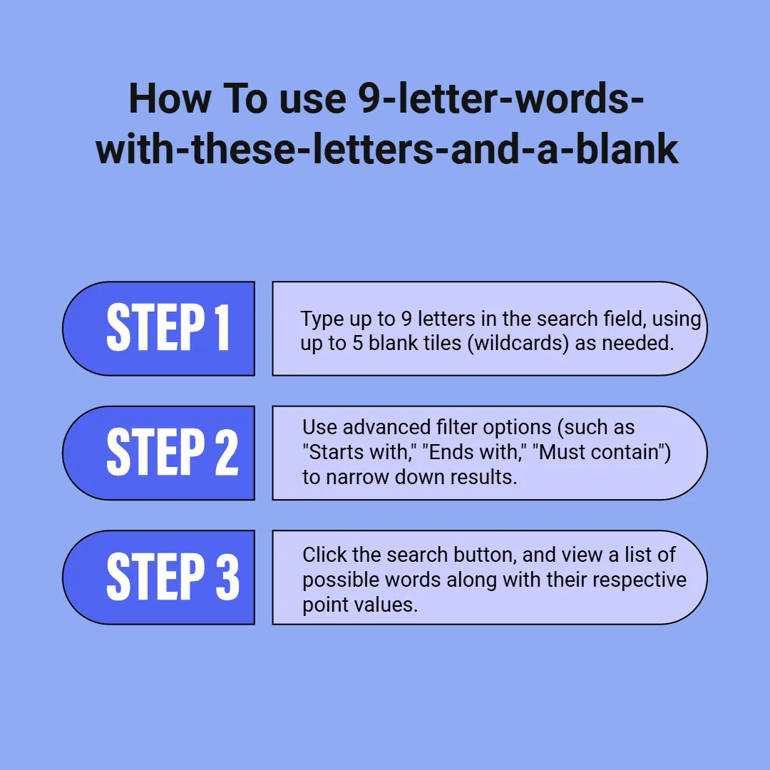 How To use 9-letter-words-with-these-letters-and-a-blank