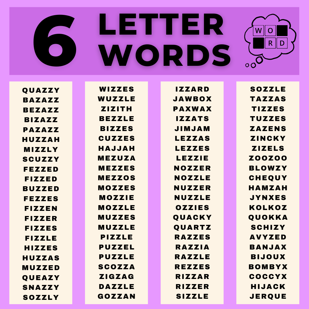 6 letter words